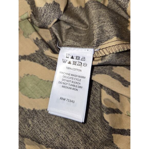 Calypso St. Barth Islegence Blouse NWT size Small Printed Top - Picture 12 of 14